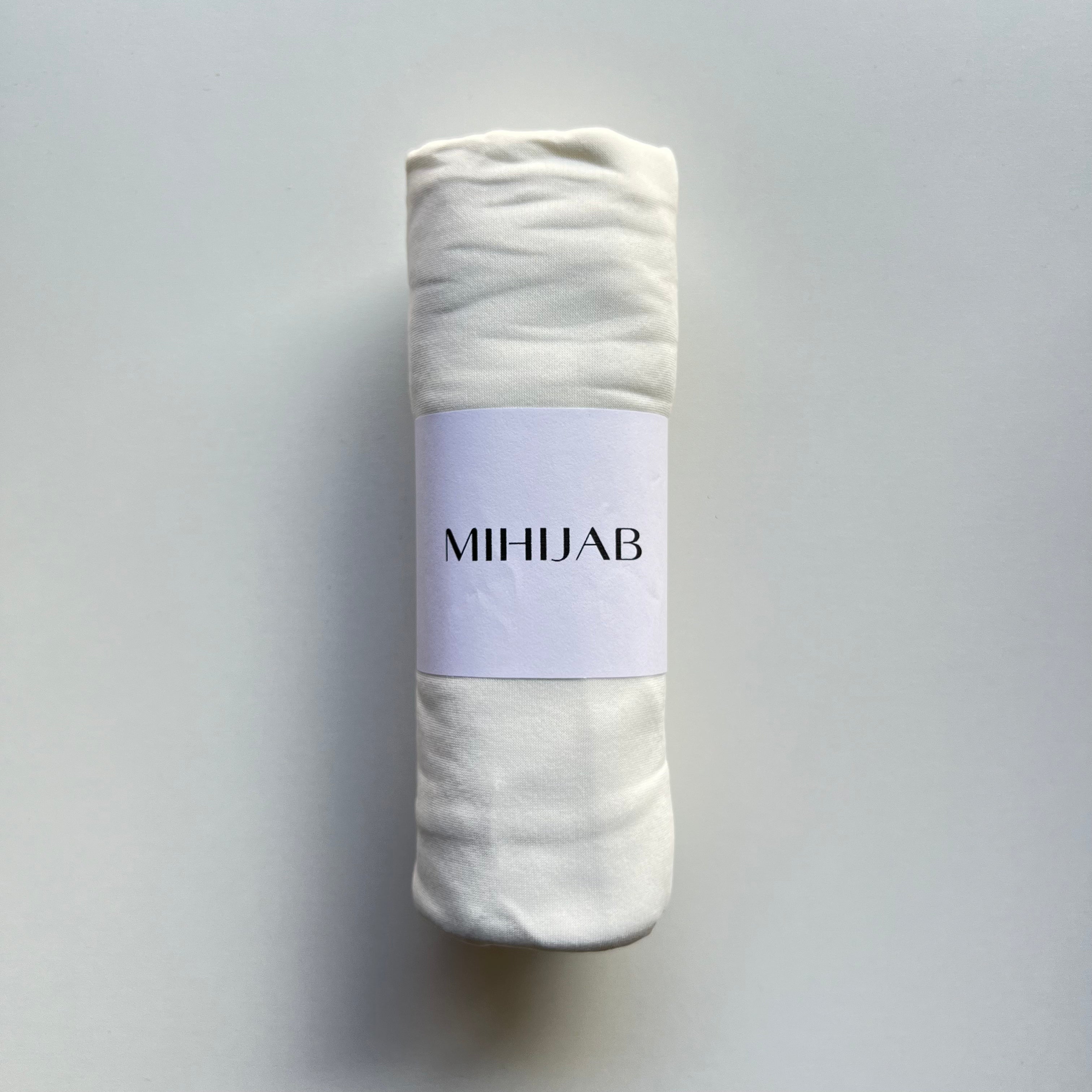 Hijab Jersey Blanco