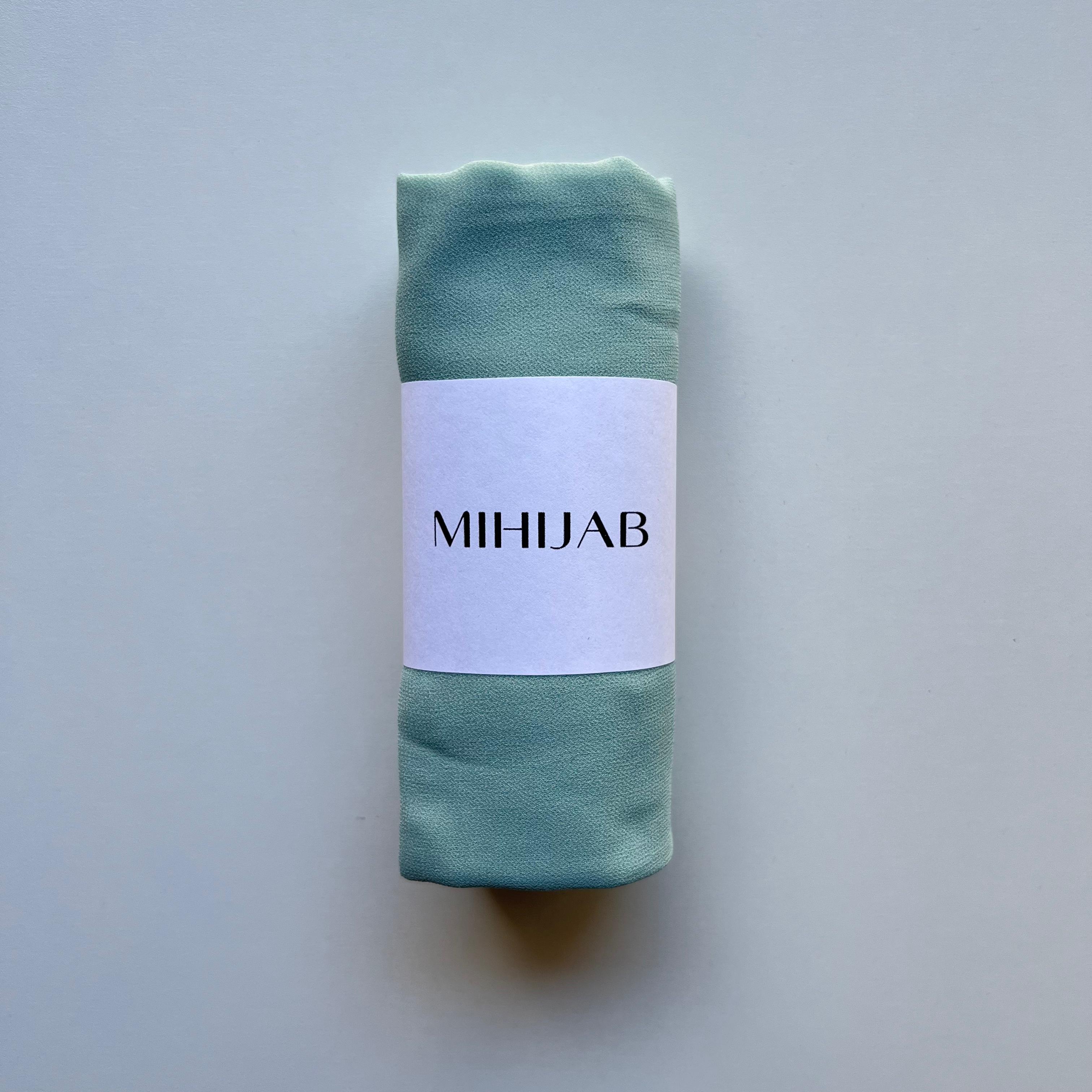 Hijab Chiffon Verde Turquesa
