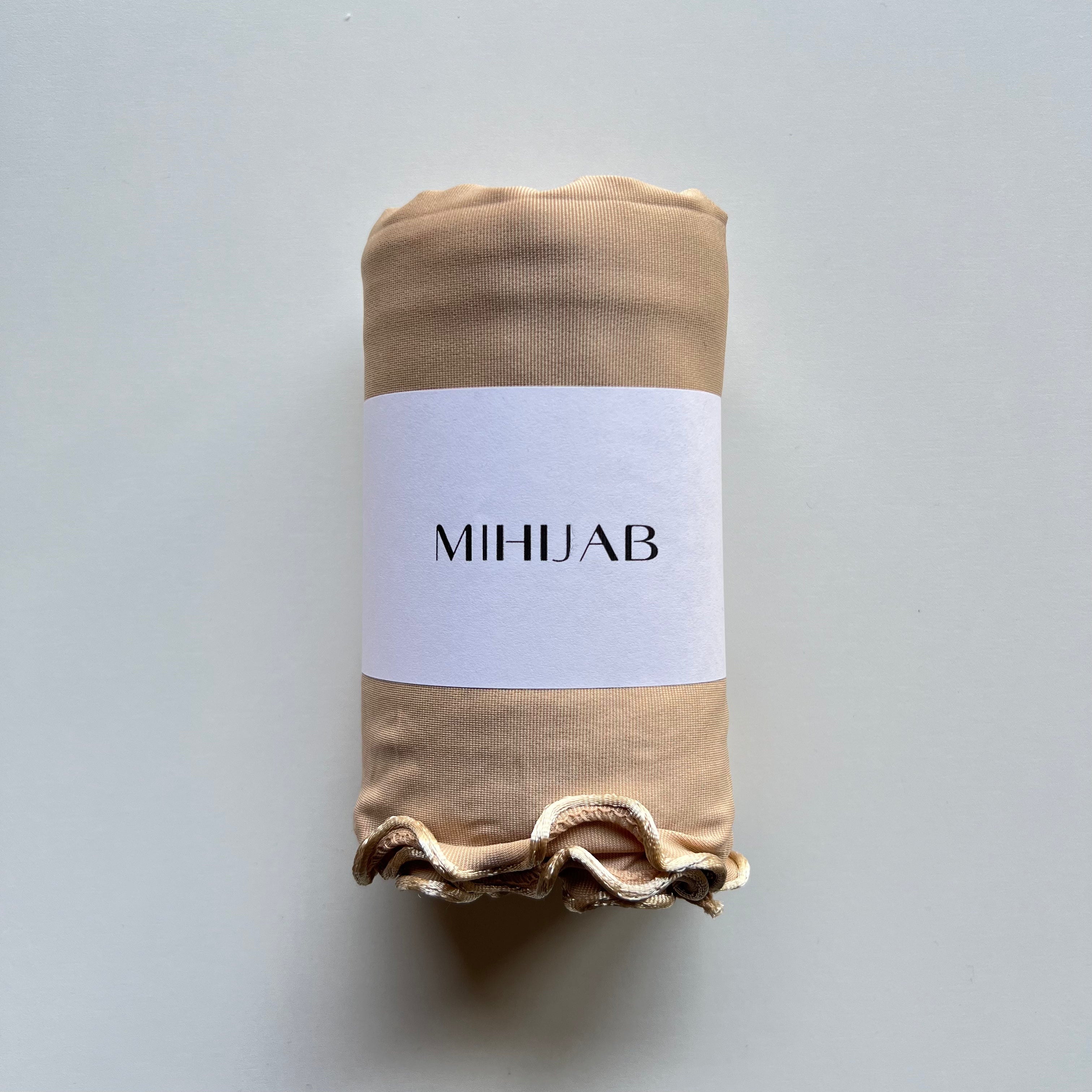 Hijab Lycra Premium Beige