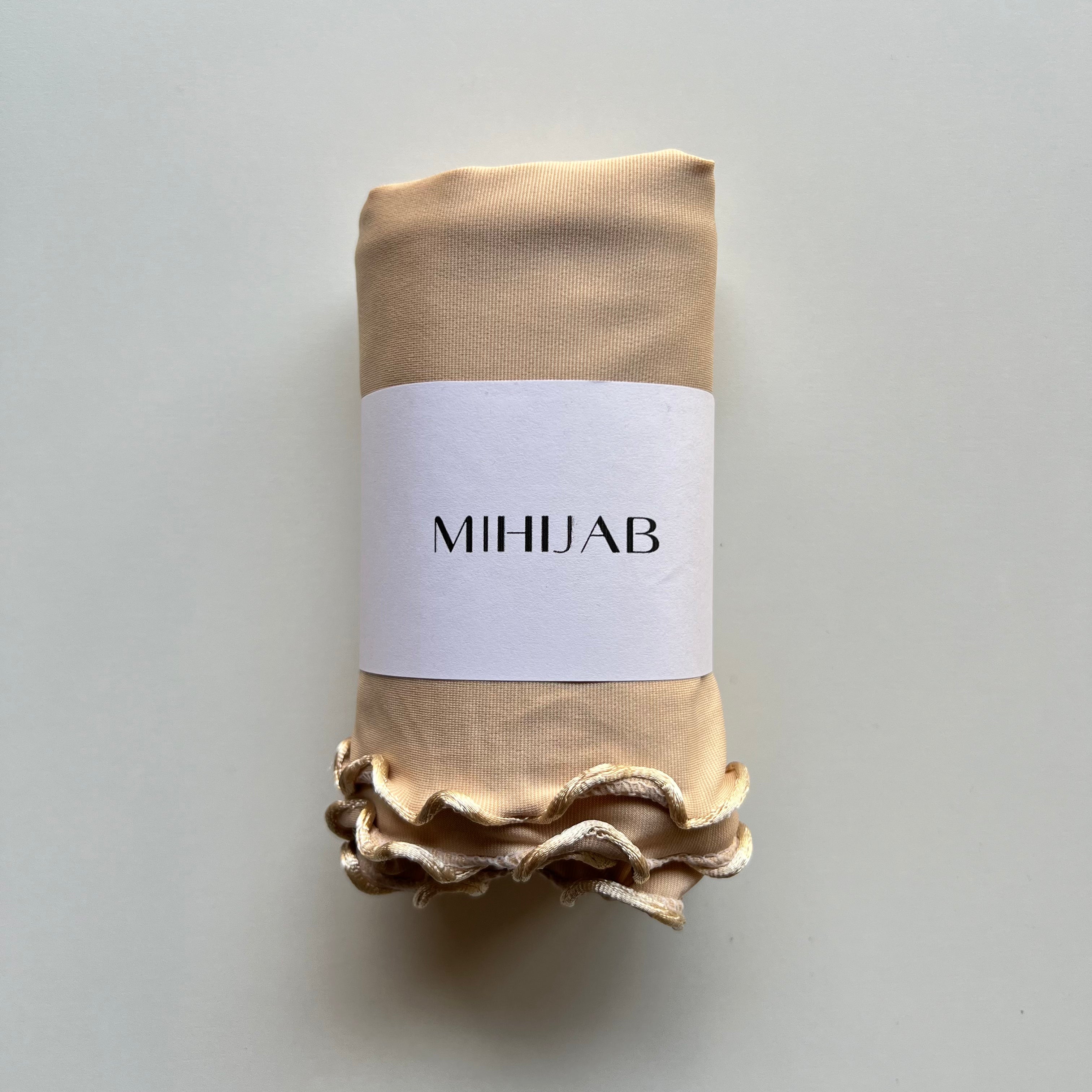 Hijab Lycra Premium Crema