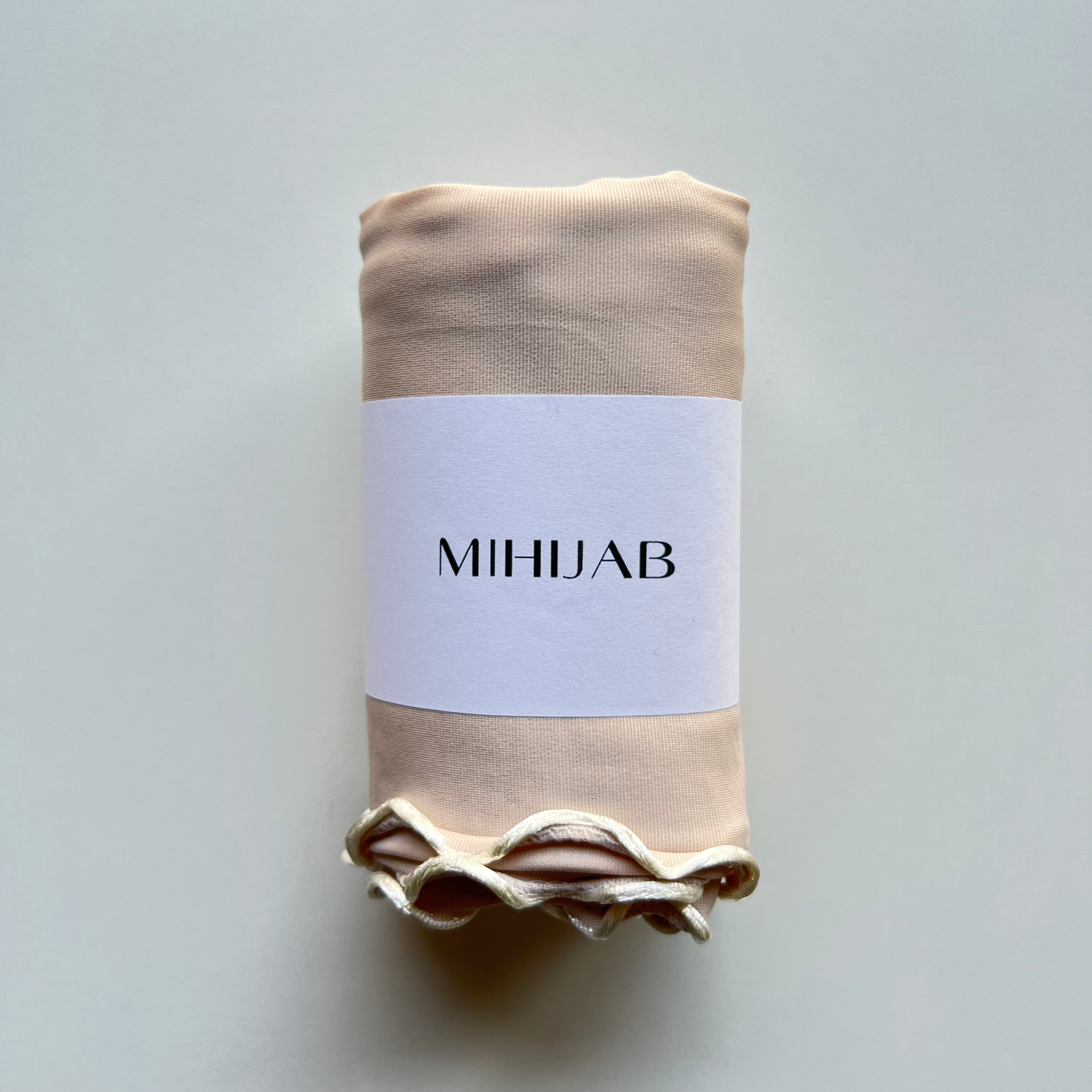 Hijab Lycra Premium Marfil