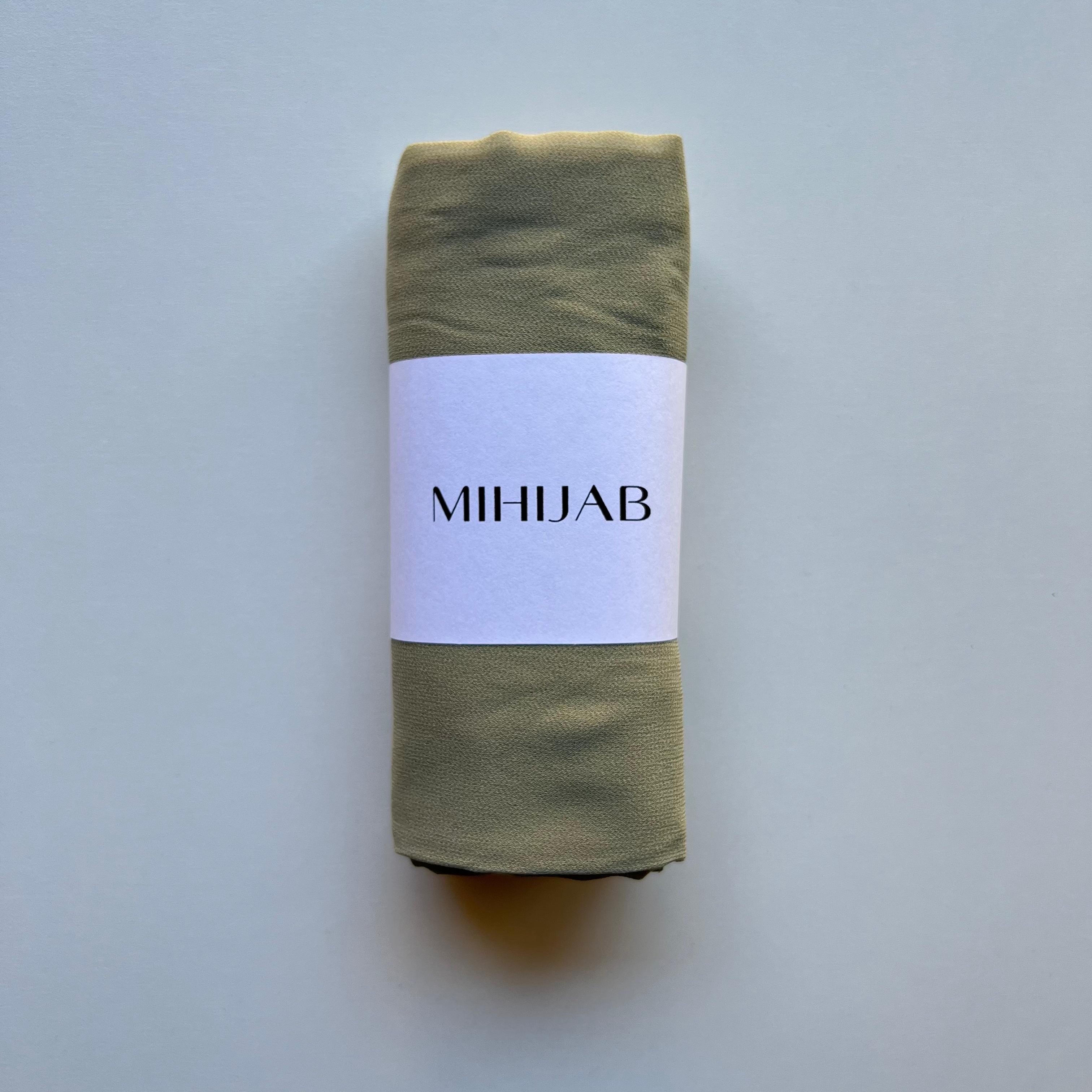 Hijab Chiffon Verde Kaki