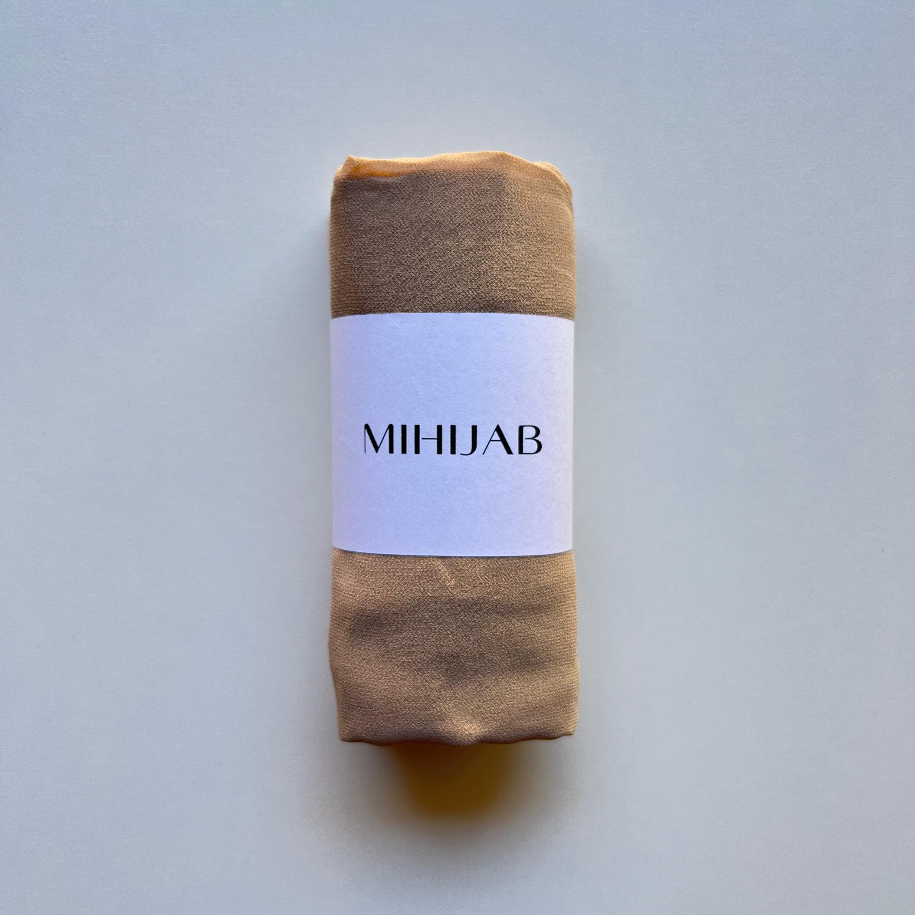 Hijab Chiffon Beige & Crema