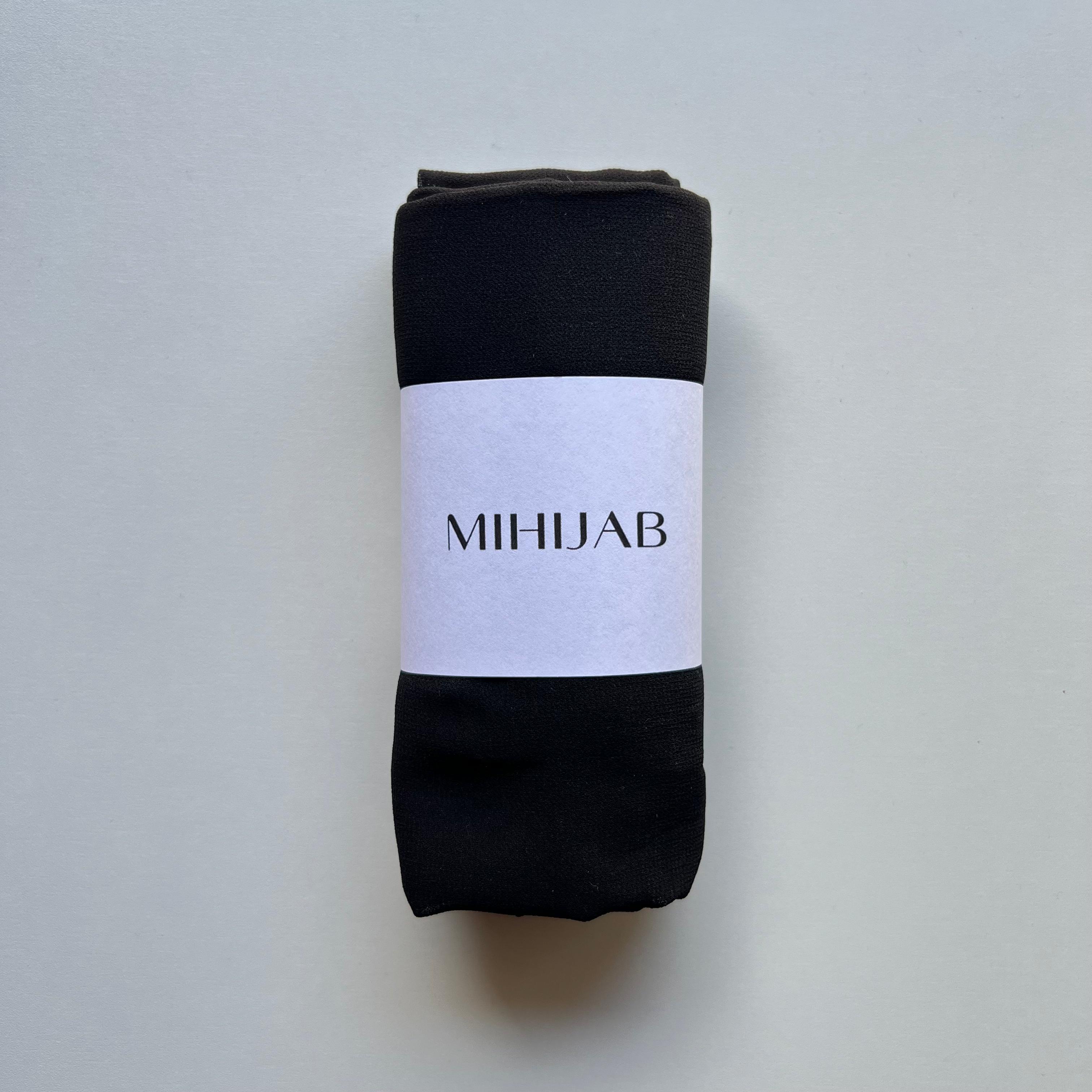 Hijab Chiffon Negro