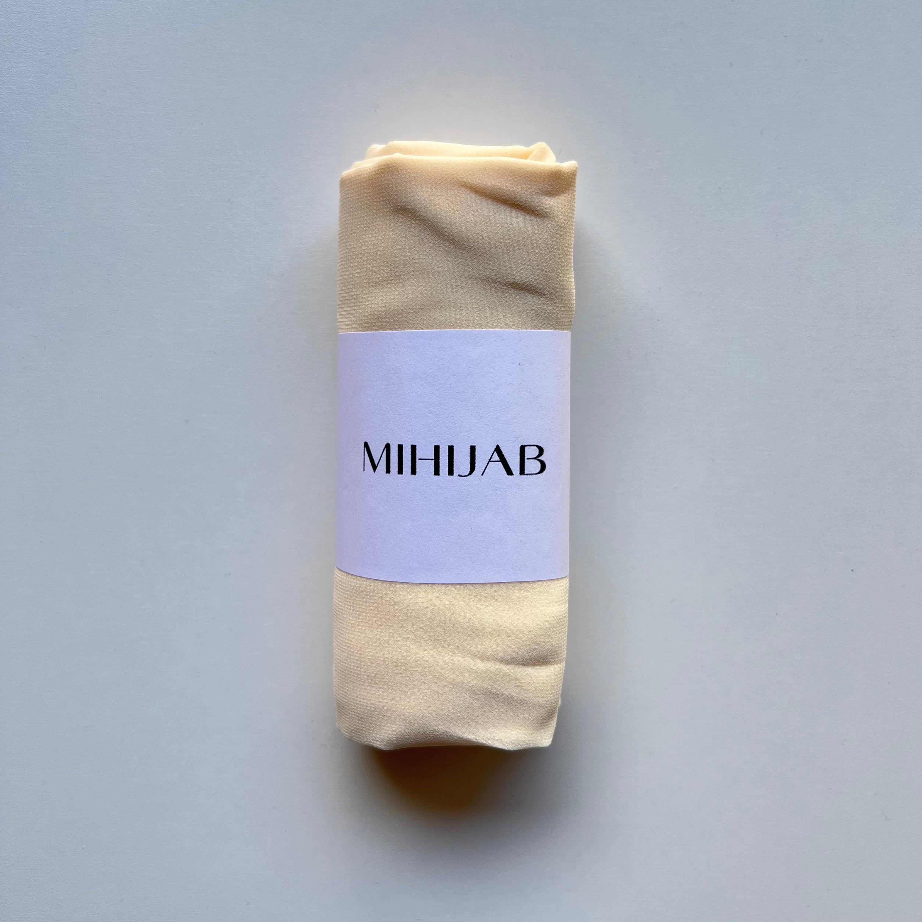 Hijab Chiffon Amarillo Pastel