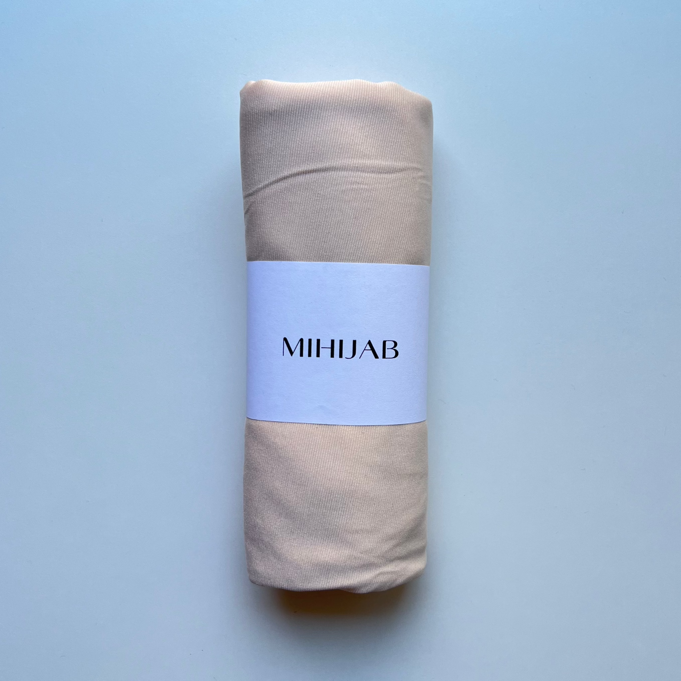 Hijab Jersey Premium Turquía Crudo Pastel