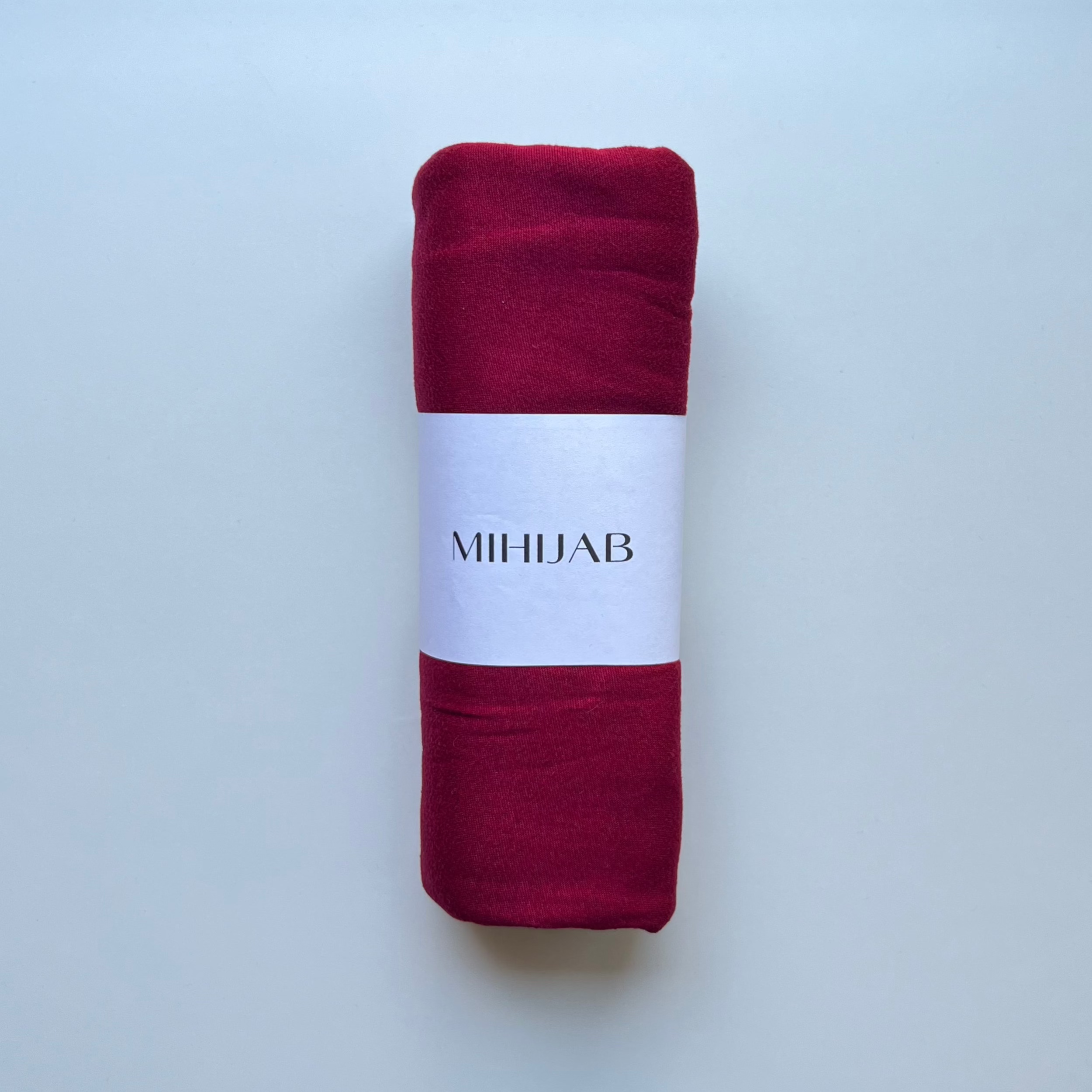 Hijab Jersey Burdeos