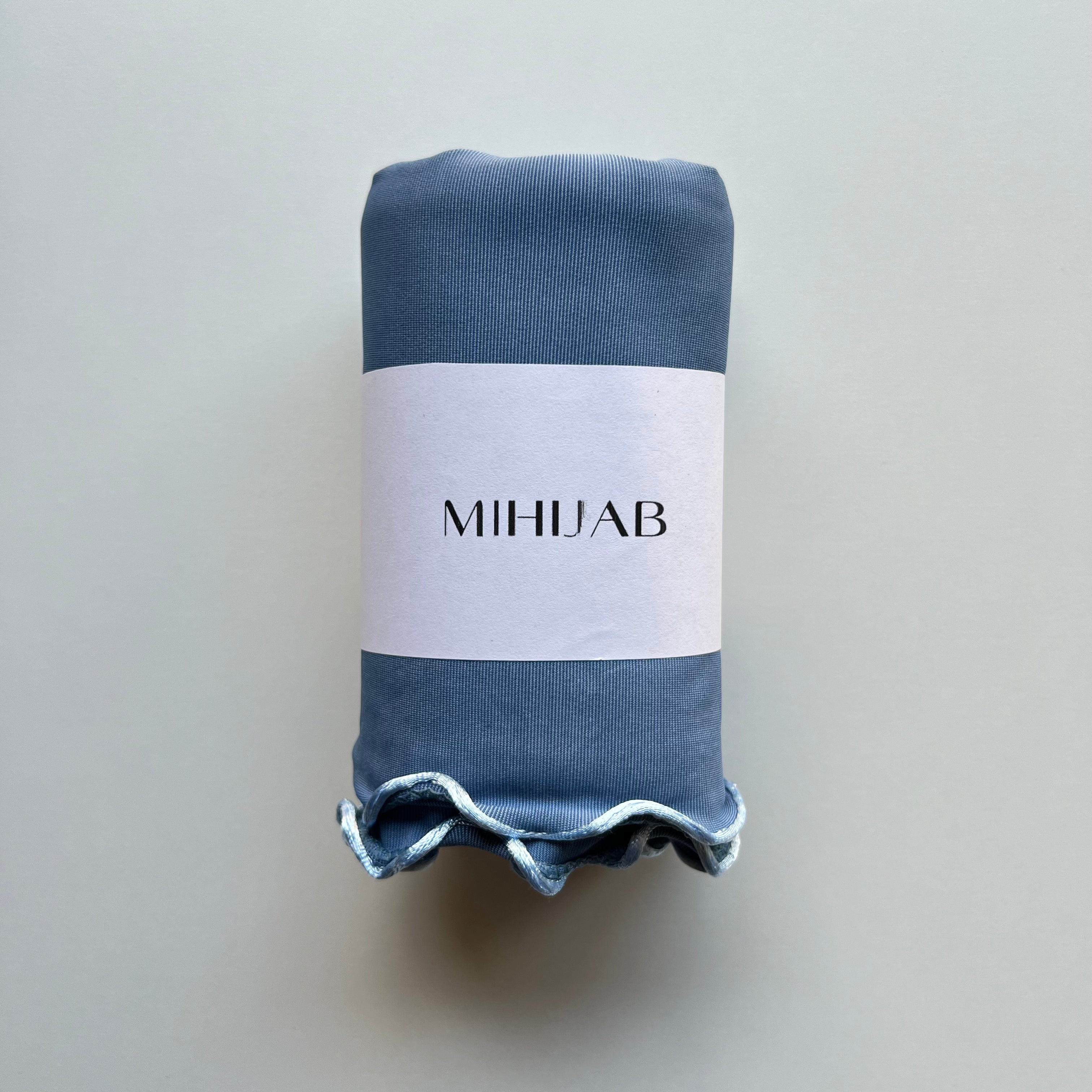 Hijab Lycra Premium Azul Cielo