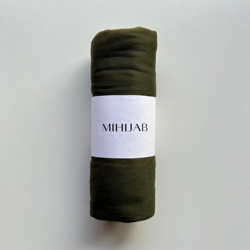 Hijab Jersey Verde Oliva