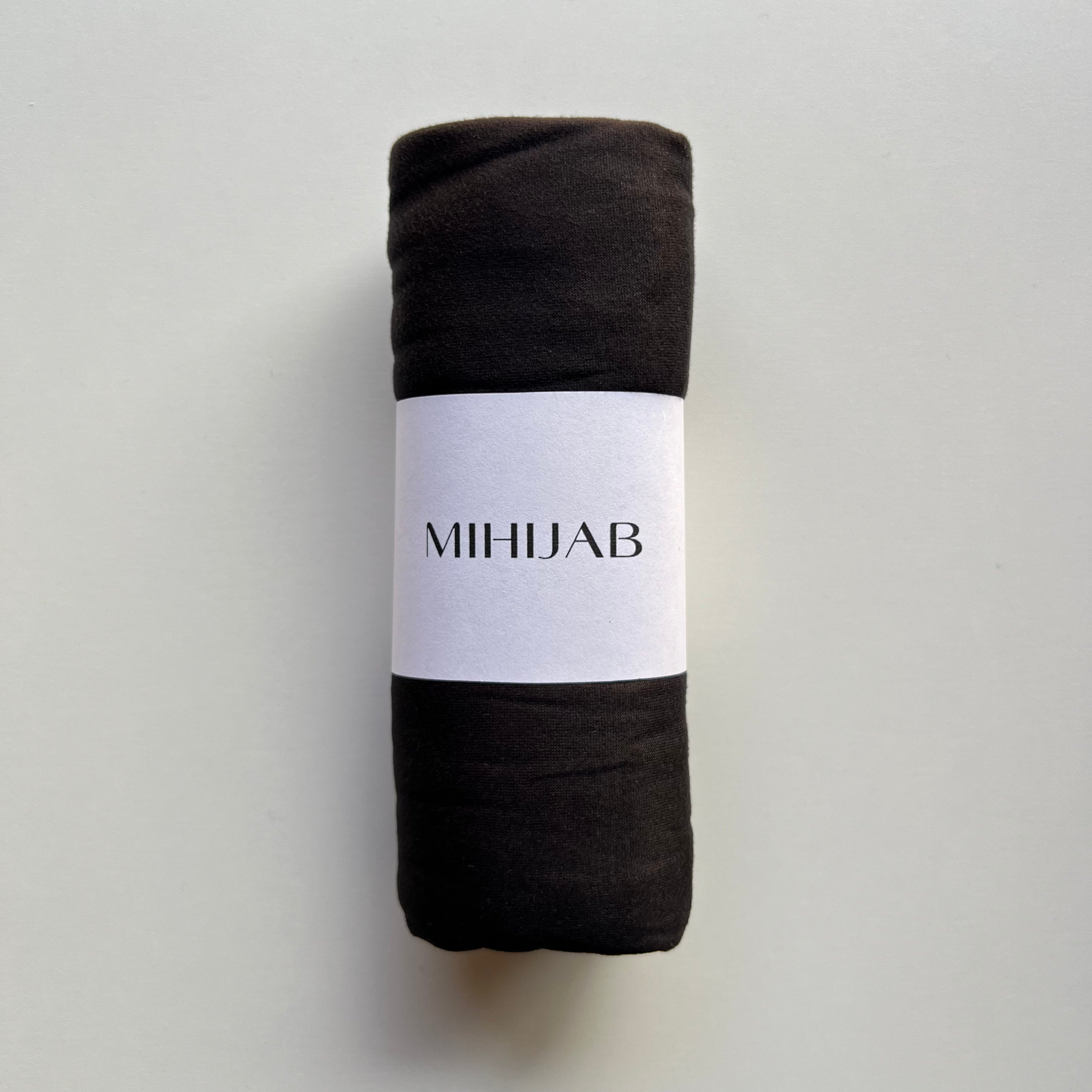 Hijab Jersey Negro