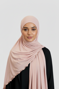Hijab Lycra Premium Baby Pink