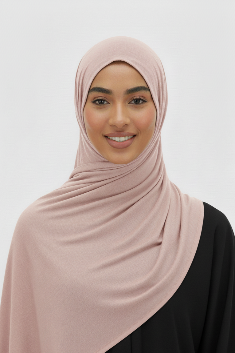 Hijab Jersey Premium Turquía Baby Pink