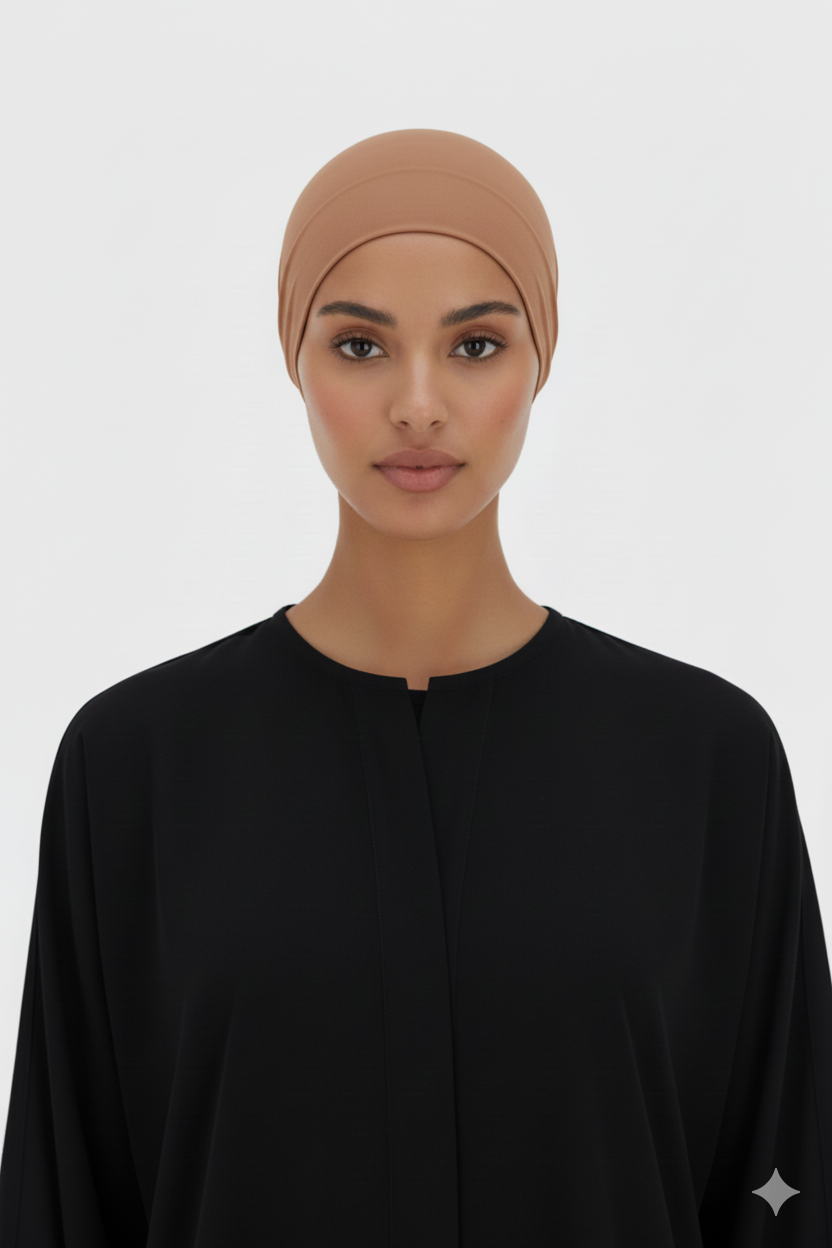 Gorro Hijab Crema