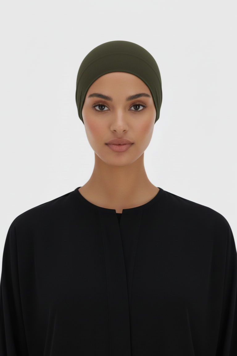 Gorro Hijab Verde Oliva