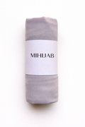 Hijab Chiffon Gris Pastel