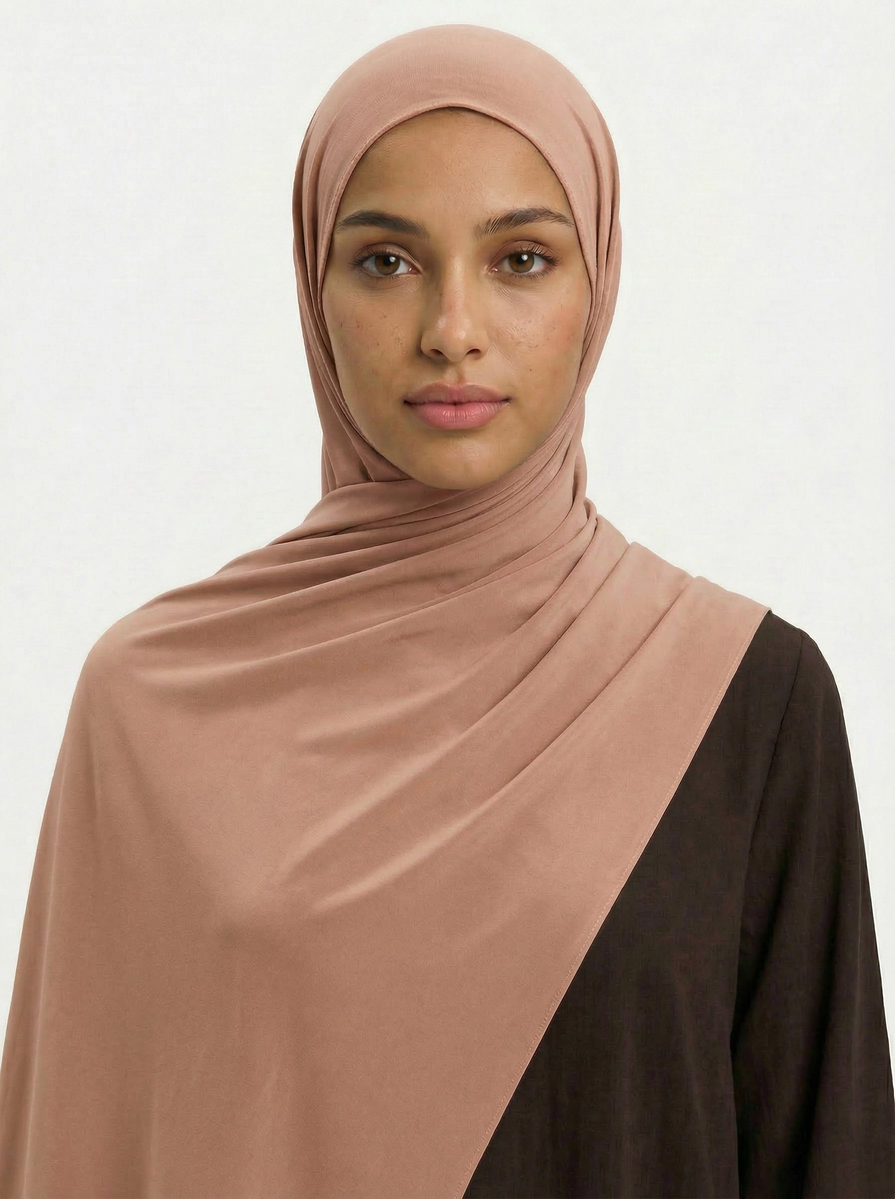 Hijab Jersey Liquid Premium – Rose Nude