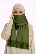 Winter Olive Scarf